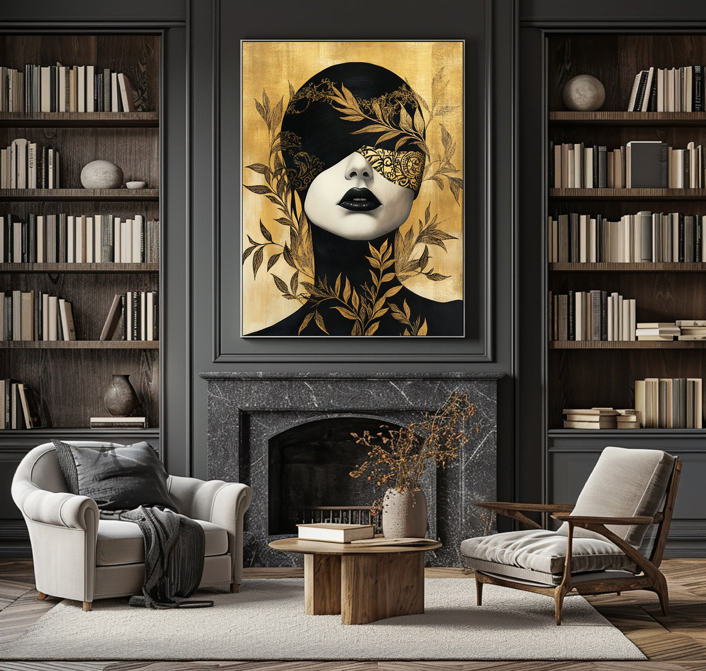 Abstract woman wall art, colorful modern woman canvas print, colorful abstract woman canvas painting, modern woman wall decor,