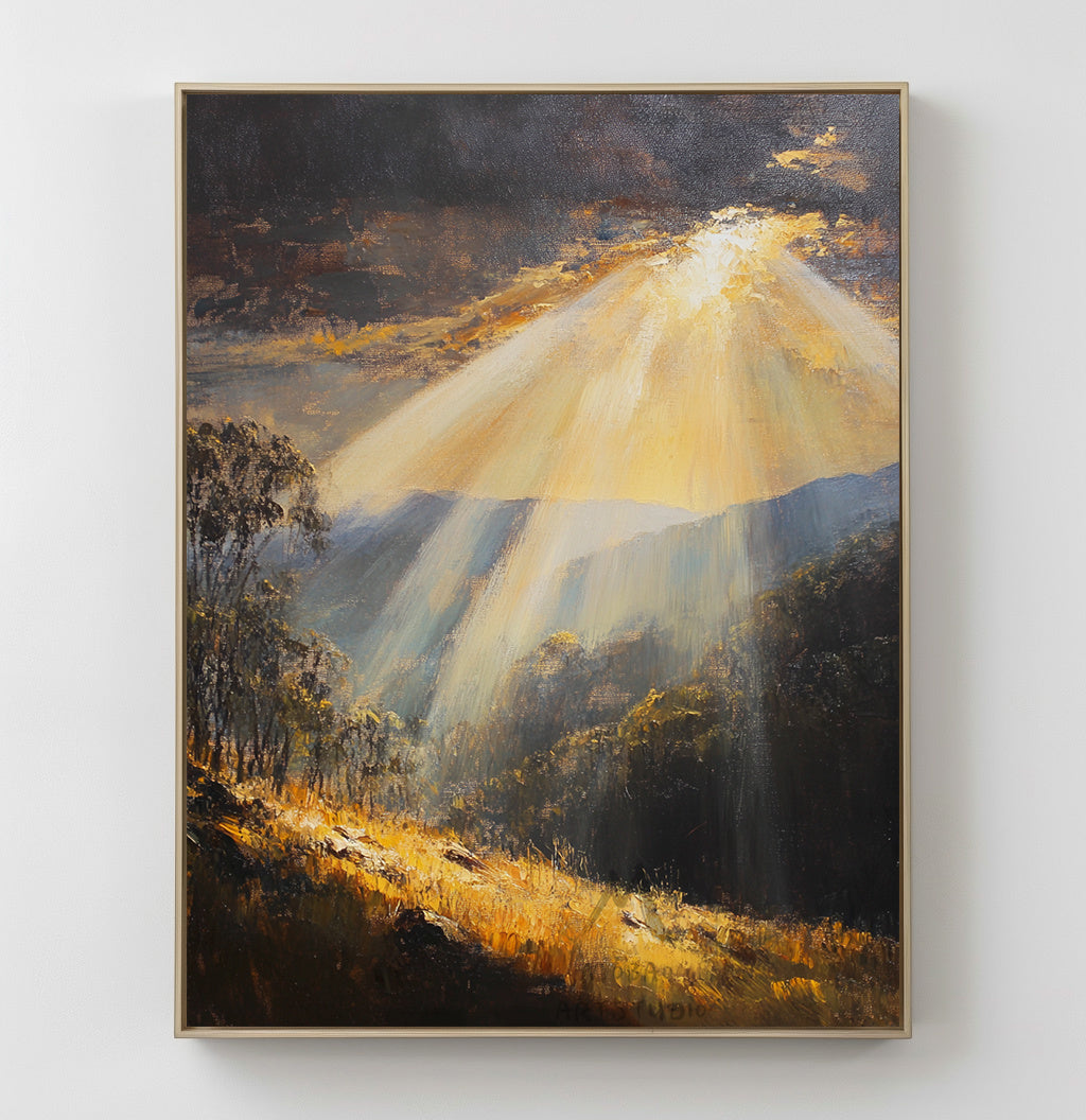 Green 3D painting set, gold abstract painting, green texture wall art painting. Landscape abstract painting set, brown wall art painting.