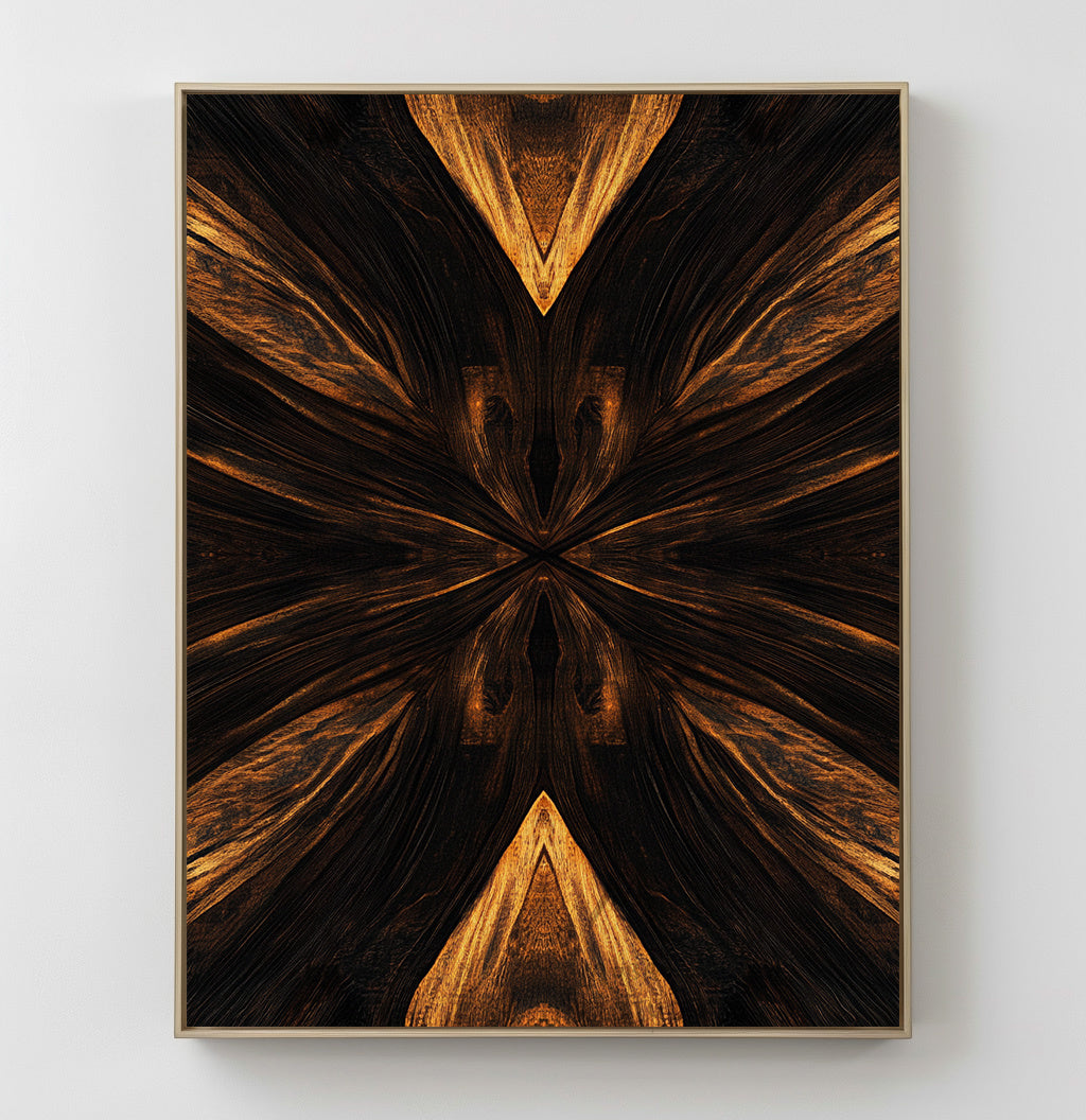Golden 3D painting, golden texture painting, black abstract painting, black texture painting, golden modern abstract painting.