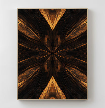 Golden 3D painting, golden texture painting, black abstract painting, black texture painting, golden modern abstract painting.
