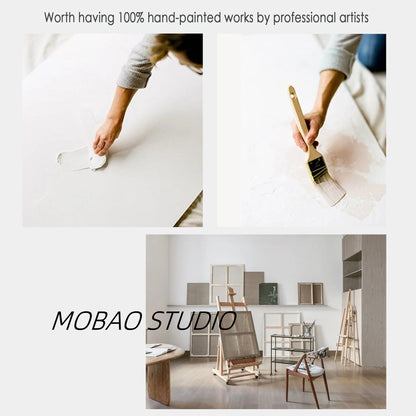 a person painting a room with a brush