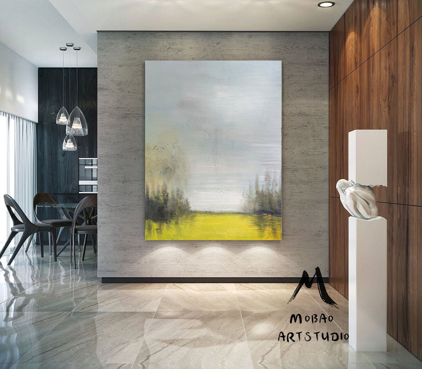 Original Sky Landscape Art Painting Sky Abstract Painting,Landscape Abstract Painting Large Wall Art Painting,Sky Painting Abstract Artwork