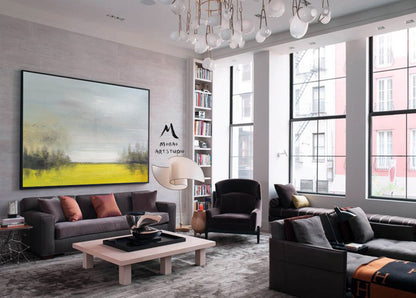 Sky Abstract Painting,Landscape Abstract Painting Large Wall Art Painting,Sky Painting Abstract Artwork, Original Sky Landscape Art Painting