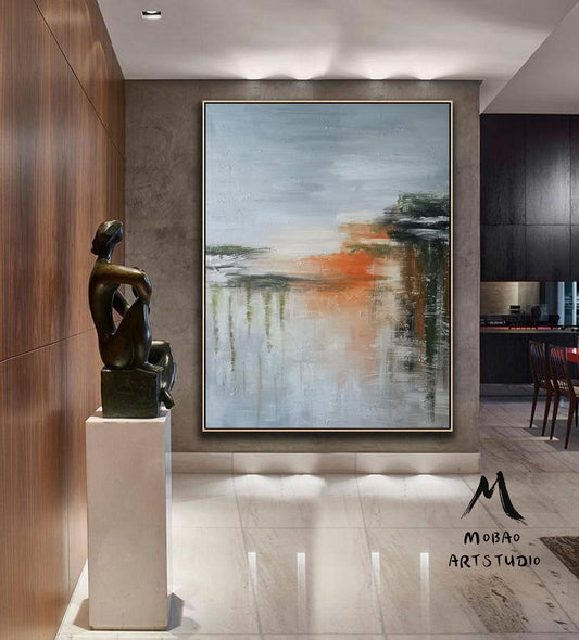 Original Sky Painting,Ocean Painting Original Abstract Painting, Large Wall Art Abstract Painting,Extra Large Wall Art Textured Painting