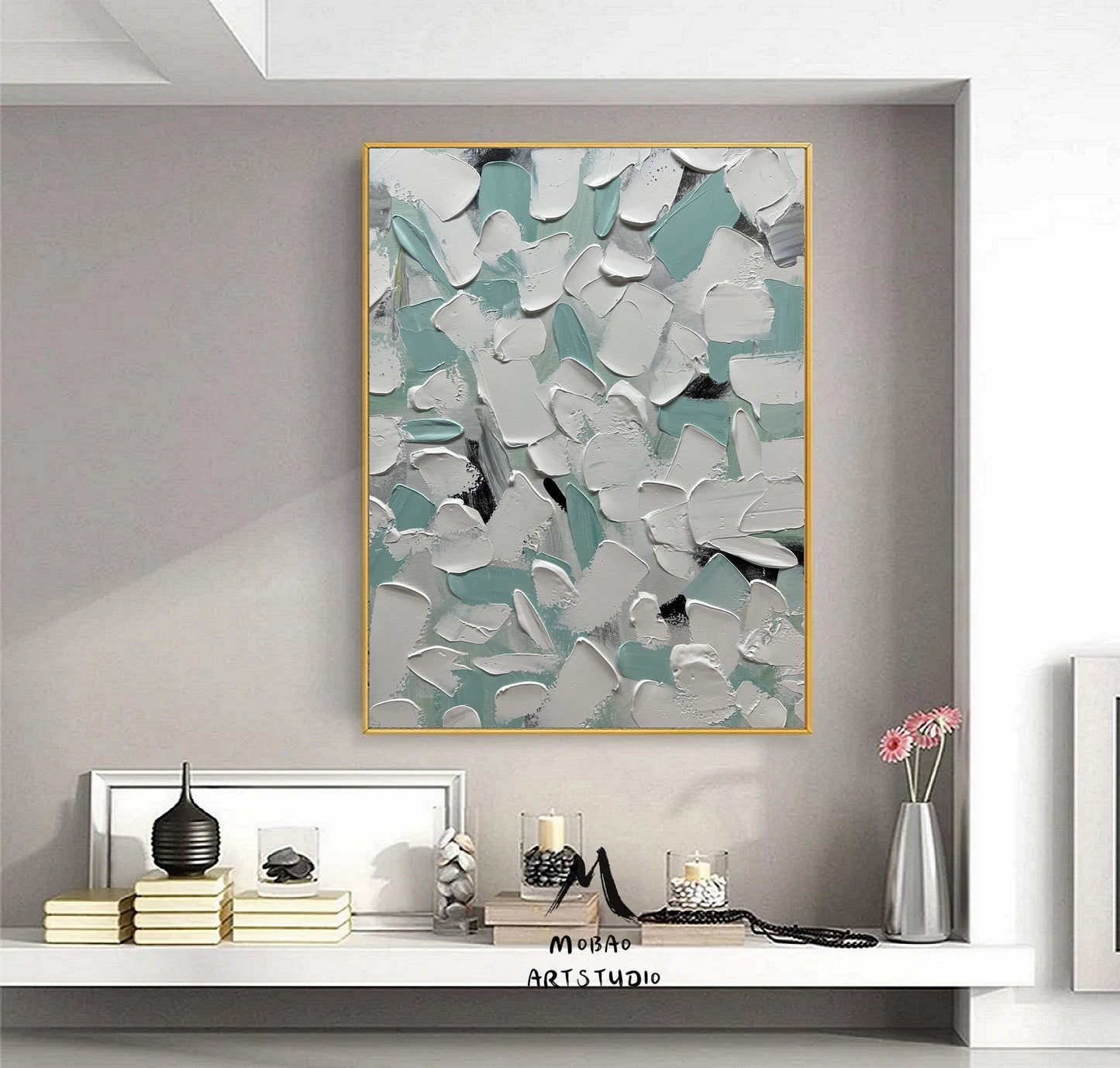 Light White 3D Texture Art White Minimalist Wall Art White Textured Painting Original White Abstract Painting Large Abstract Canvas Art