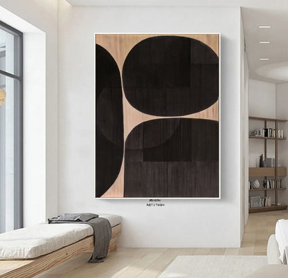 Brown Minimalist Texture Painting Boho Wall Art Brown Abstract Wall Art Wabi sabi Wall Art Brown Abstract Art Dark Brown Abstract Painting