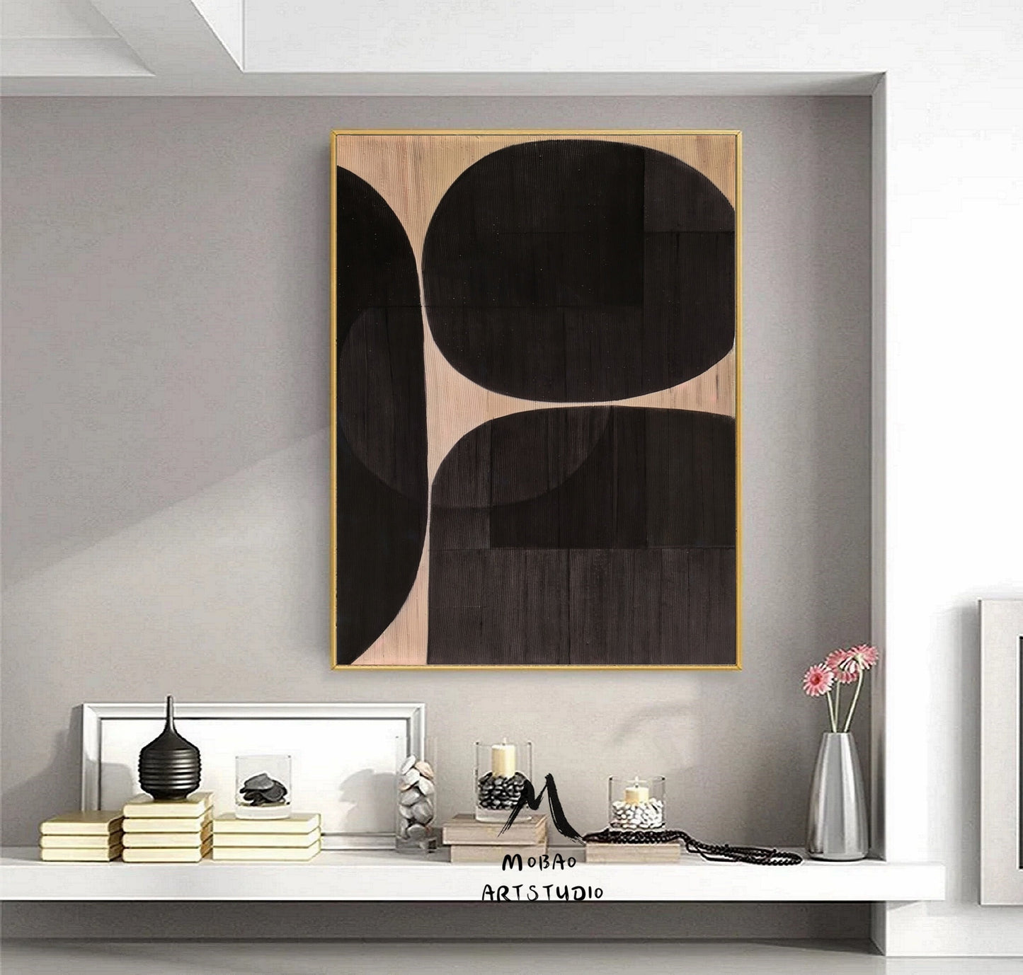 Brown Minimalist Texture Painting Boho Wall Art Brown Abstract Wall Art Wabi sabi Wall Art Brown Abstract Art Dark Brown Abstract Painting
