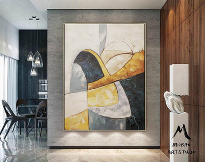 Beige Abstract Wall Art Orange Minimalist Texture Painting Boho Wall Art Wabi sabi Wall Art Green Abstract Painting Beige Abstract Art