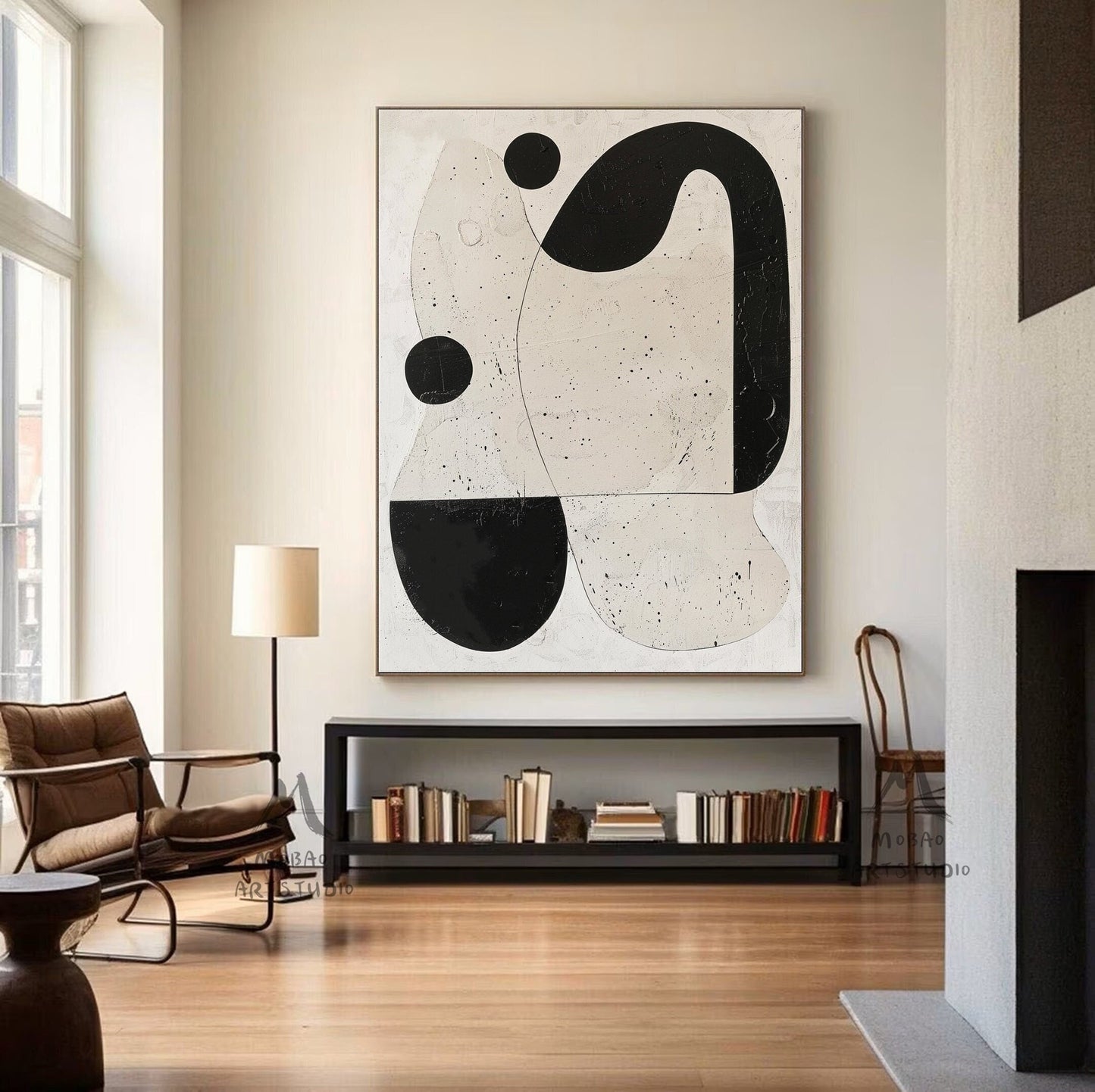 Beige Minimalist Wall Art Beige Canvas Wall Art Boho Wall Art Black Textured Minimalist Wall Art Wabi-Sabi Wall Art Beige Abstract Wall Art