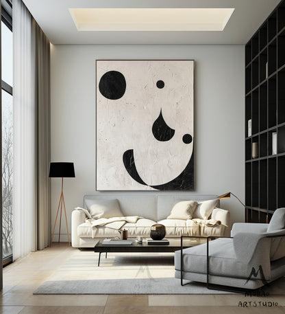 Beige Textured Minimalist Wall Art Beige Canvas Wall Art Boho Wall Art Black Minimalist Wall Art Wabi-Sabi Wall Art Beige Abstract Wall Art