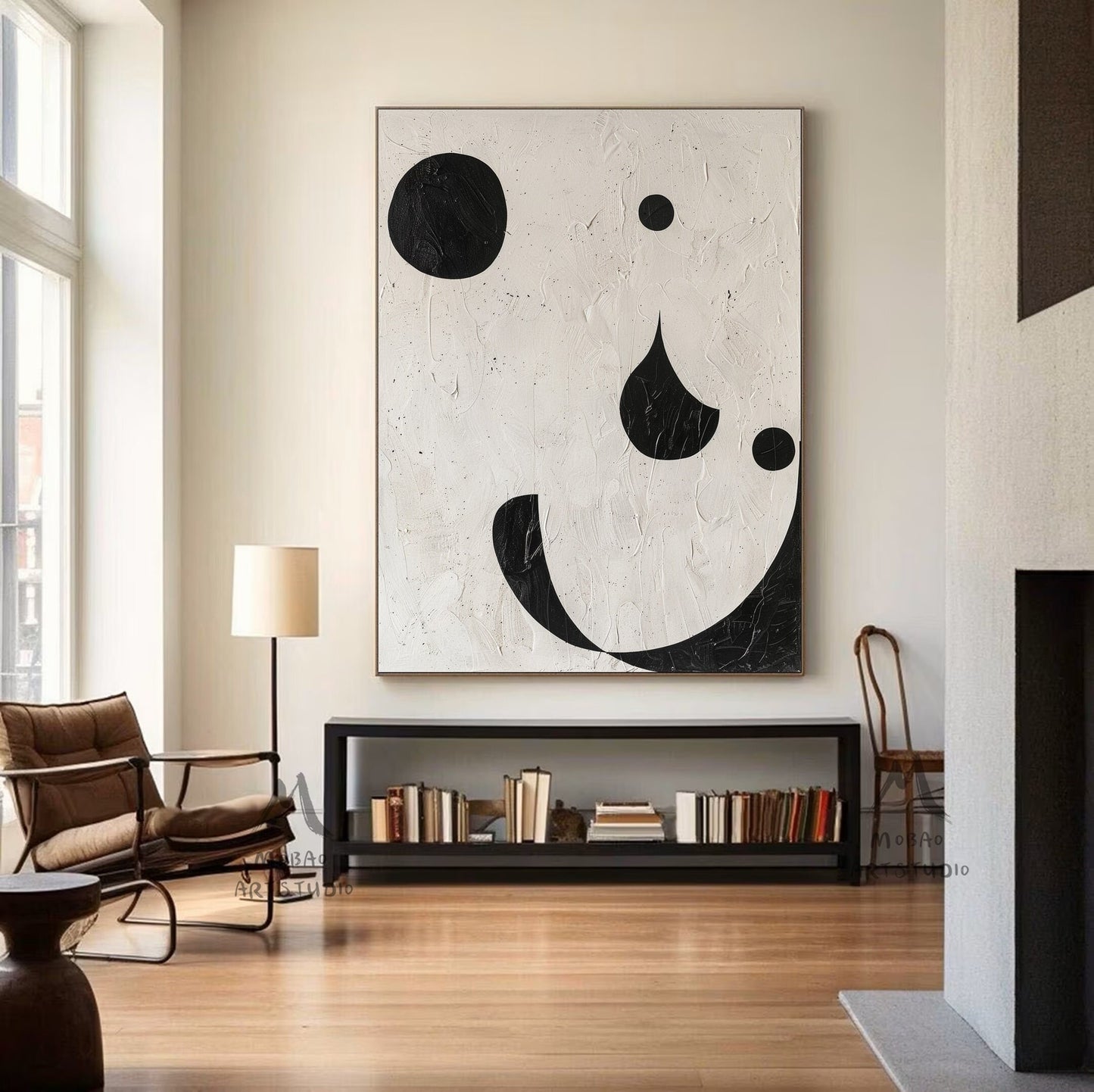 Beige Textured Minimalist Wall Art Beige Canvas Wall Art Boho Wall Art Black Minimalist Wall Art Wabi-Sabi Wall Art Beige Abstract Wall Art